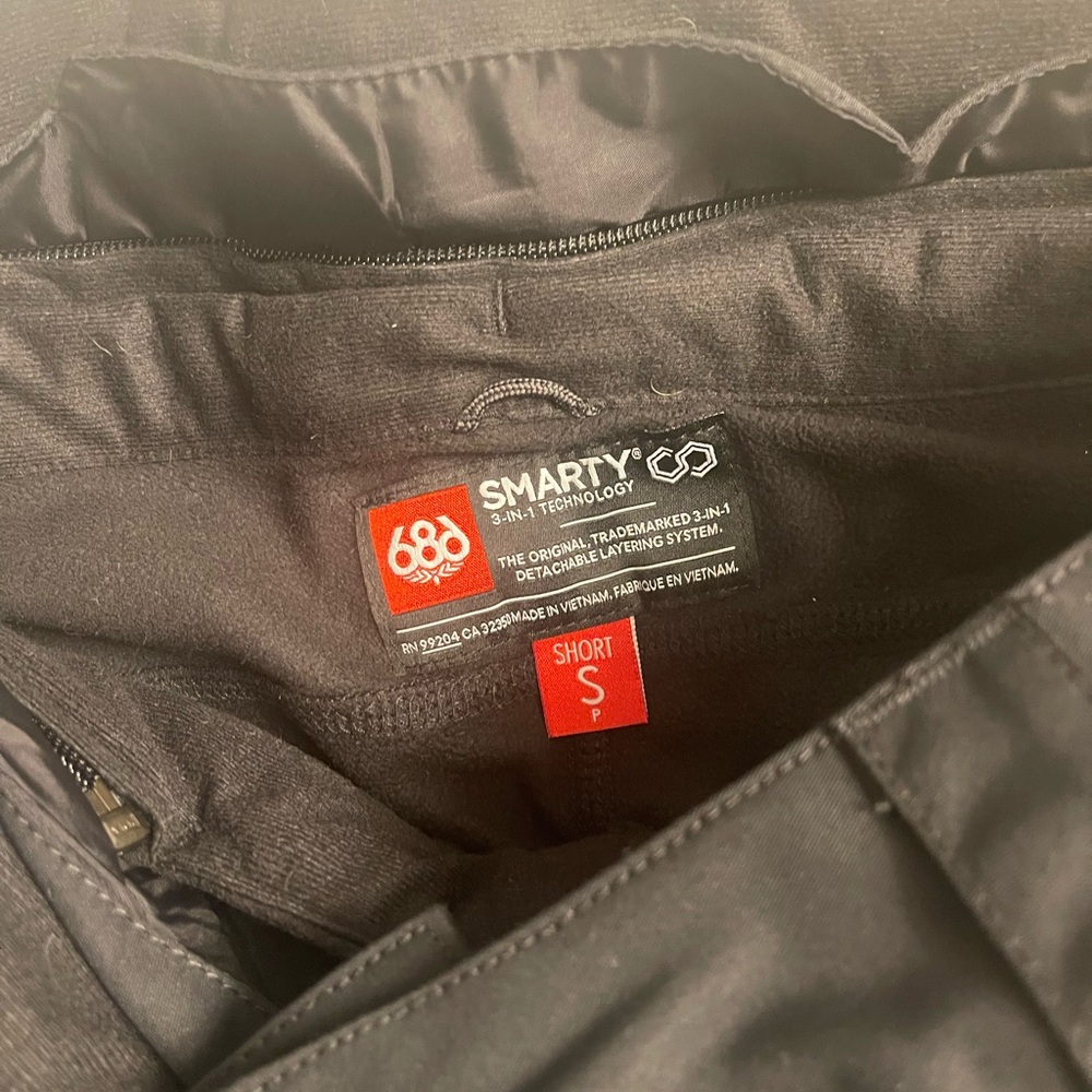 686 Men's Black Ski/Snowboard pants - Picture 4 of 4